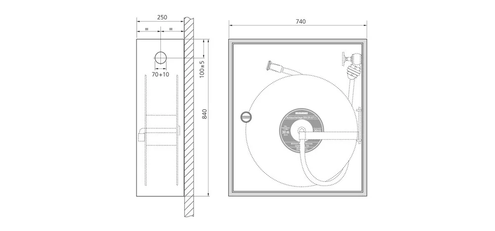 maximat Wandschrank Modell S 04020