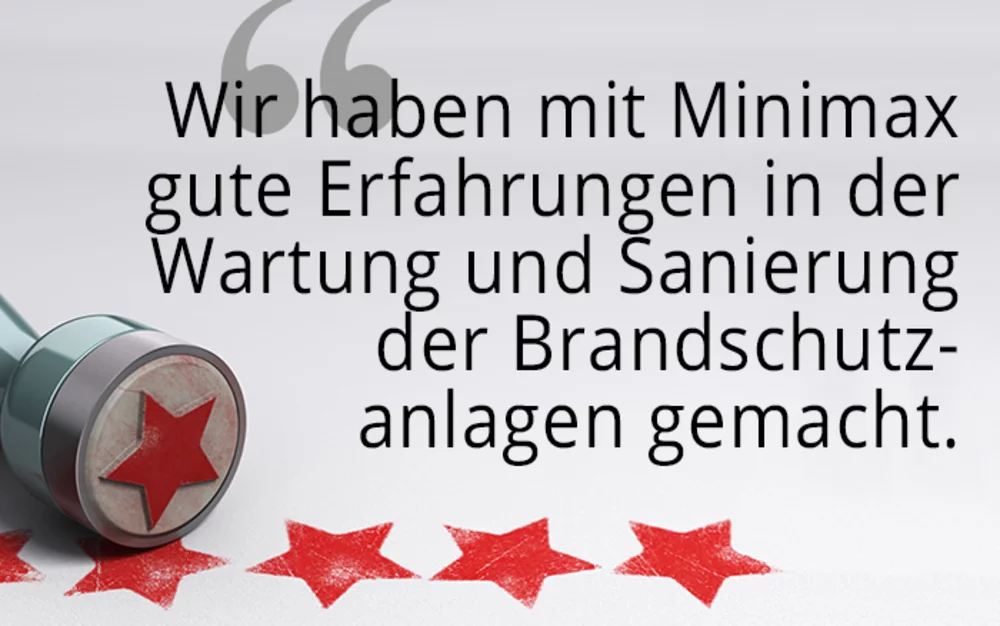 Positive Kundenbewertungen der Sanierungs- und Modernisierungsarbeiten durch Minimax.