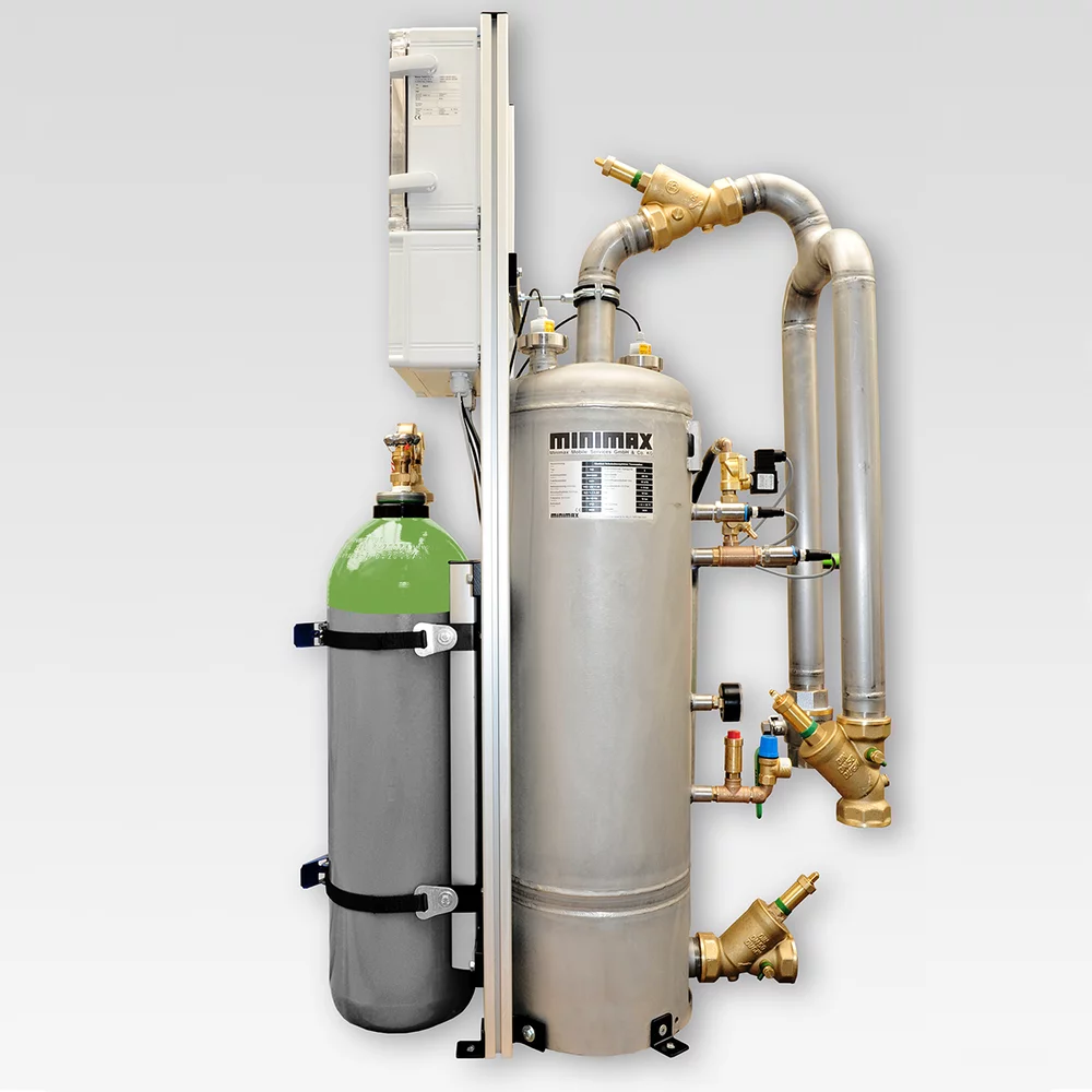 Systemtrenner, Rohrtrenner nach DIN 1988 und DIN 1717, Schutzatmosphären-Trennstation T50 - hygienische Trennung von Lösch- und Trinkwasser mit geringem Platzbedarf