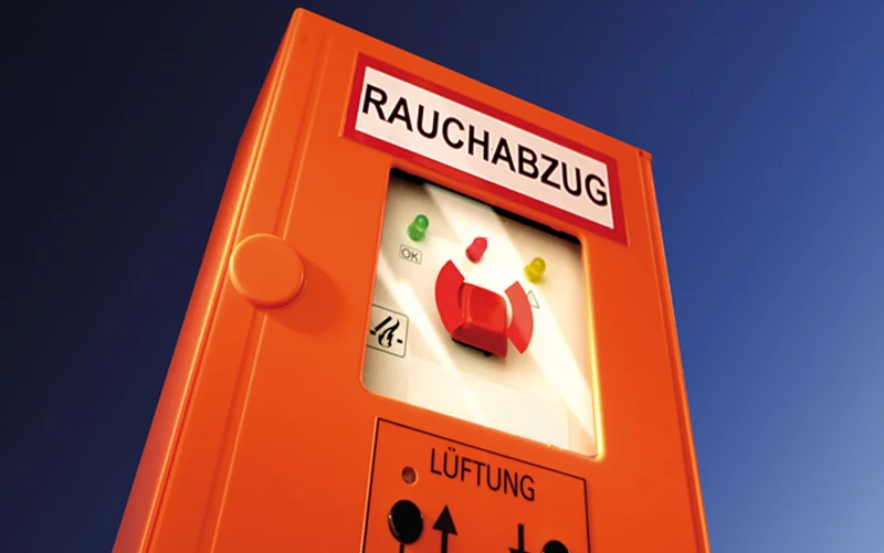 Rauchableitung in Treppenhäusern Minimax