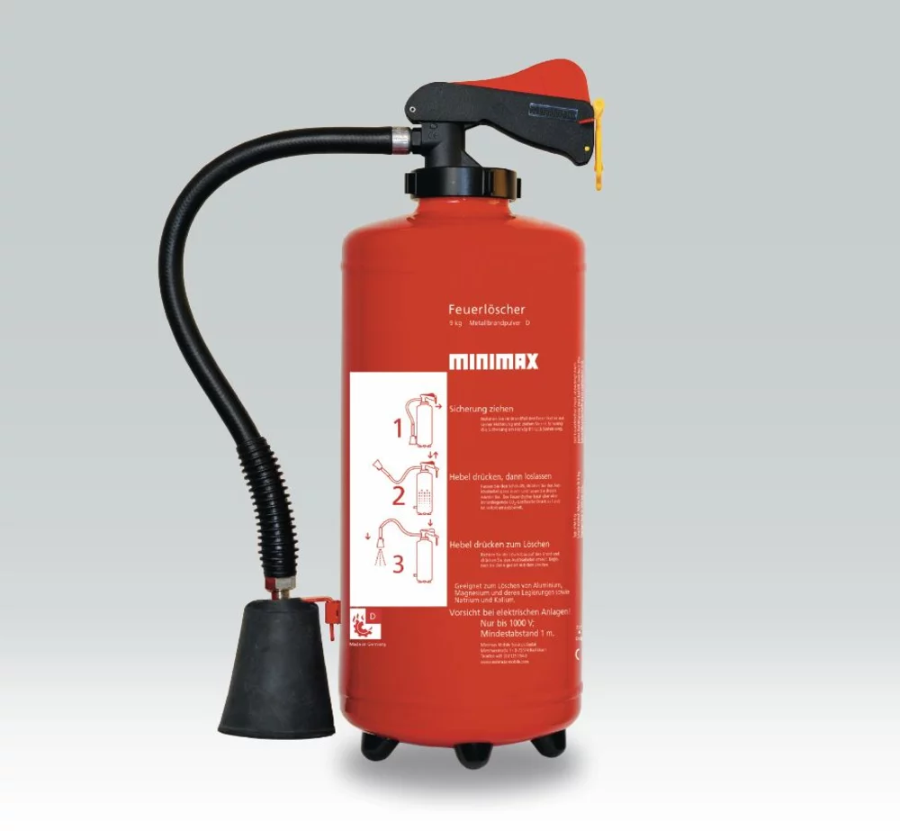 Metallbrand-Pulverfeuerlöscher sind ausschließlich für Metallbrände (= Brandklasse D) geeignet und werden daher bei Bränden von Leichtmetallen (z. B. Magnesium) und deren Legierungen eingesetzt.