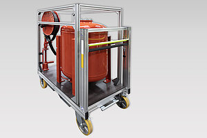 Rollcontainer-Löschanlagen von Minimax als Serienmodelle