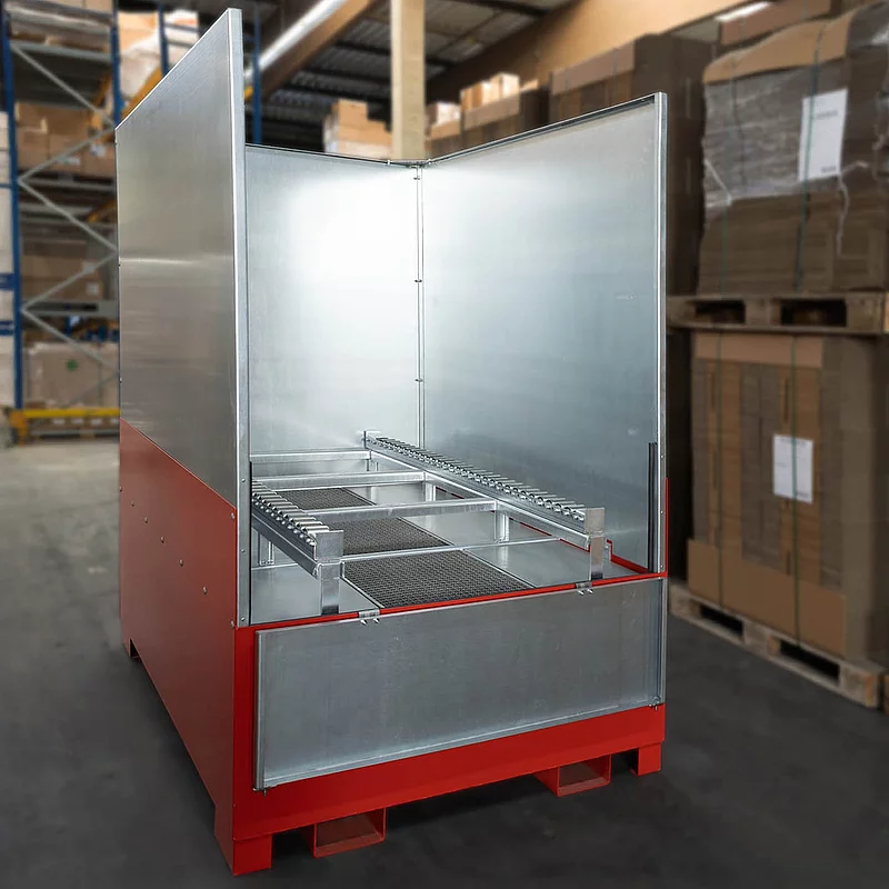 BWCon 1.400 mit geöffnetem Spritzschutz