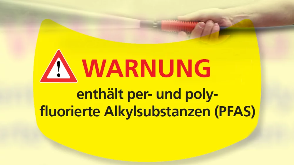 PFAS-haltige Produkte sollen EU-weit schnellstmöglich vom Markt genommen werden. Für Schaumfeuerlöscher gibt es PFAS-freie Alternativen